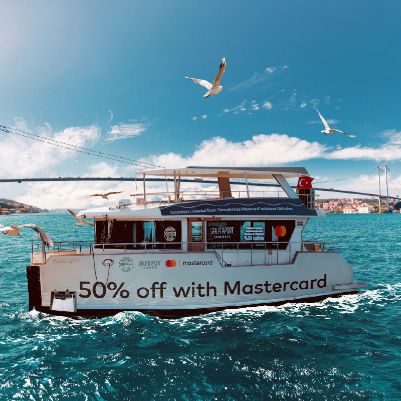 Galataport İstanbul Deniz Dolmuşlarında %50 indirim